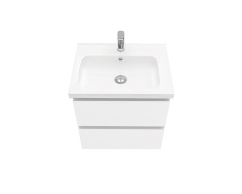 Тумба напольная VENUS 60 под умыв-к Creavit Ideal 60, белый глянец, LVE-WFCAB-60-01