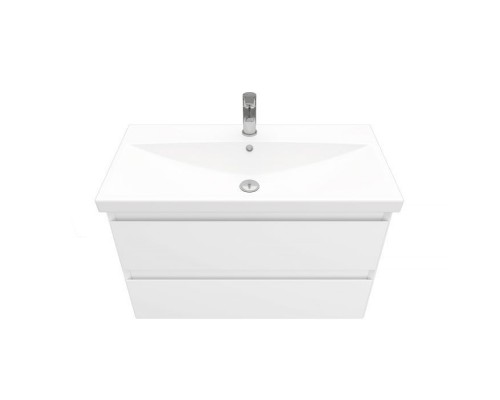 Тумба подвесная VITRUM 90 под умыв-к Cerastyle Elite 90, белый матовый, LV-WCAB-90-11