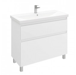 Тумба напольная VITRUM 100 под  умыв-к Cerastyle Elite 100, белый матовый