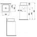 LAUFEN Living Square 1143.3.000.112.1 Раковина-чаша 360*360*130, без отверстия для смесителя, без отверстия перелива, цвет белый