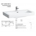 LAUFEN PRO S 1396.5.000.104.1 Раковина-столешница 850 x 465 x 95 mm