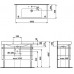 LAUFEN PRO S 1396.6.000.104.1 Раковина-столещница 1050 x 465 x 95 mm