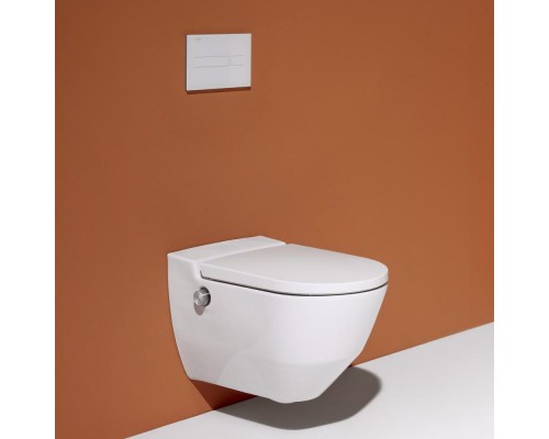 Умный подвесной унитаз Laufen Cleanet Navia LCC Rimless 8206014000001 безободковый с функцией биде