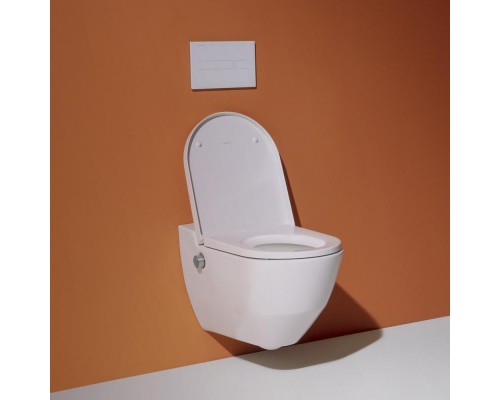 Умный подвесной унитаз Laufen Cleanet Navia LCC Rimless 8206014000001 безободковый с функцией биде