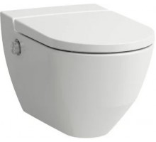 Умный подвесной унитаз Laufen Cleanet Navia LCC Rimless 8206014000001 безободковый с функцией биде