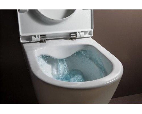 Подвесной унитаз безободковый Laufen Pro, белый с тонкой крышкой Soft Close