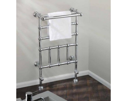 Полотенцесушитель водяной с полкой Margaroli Armonia 9-300 93005505OBP, высота 104.2 см, ширина 60 см, старая бронза