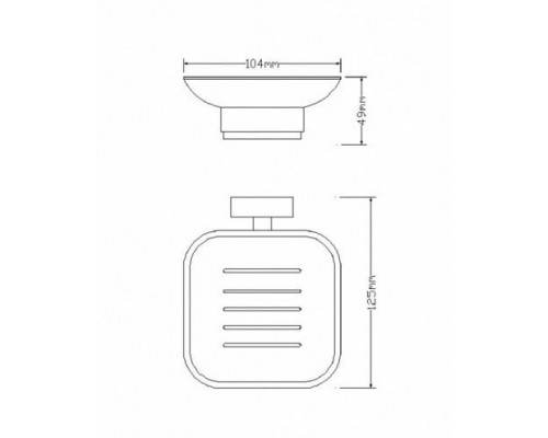 Мыльница Omnires Lift 8159CR
