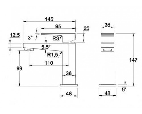 Смеситель Omnires Fresh FR7110MCR