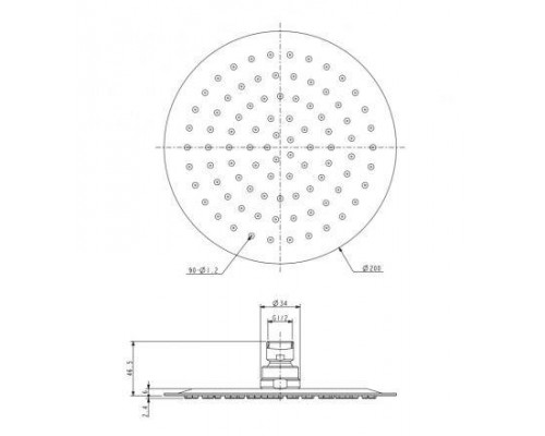 Душевая система скрытого монтажа Omnires Y SYSY17CR