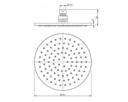 Душевая система скрытого монтажа Omnires Y, SYSY23/KCR