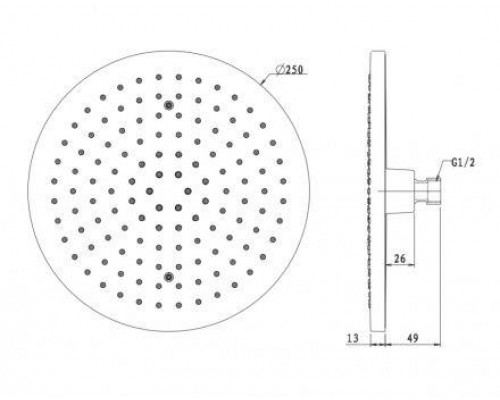 Душевая система скрытого монтажа Omnires Y GoClick SYSY40GCCR