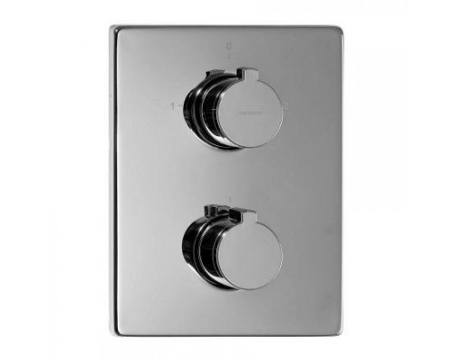 Душевая система скрытого монтажа Omnires Y SYS YT01 встраиваемая, с термостатическим смесителем скрытого монтажа, цвет - хром