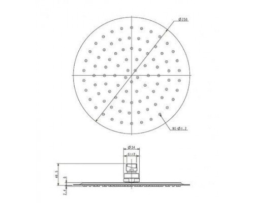 Душевая система скрытого монтажа Omnires Y SYS YT01 встраиваемая, с термостатическим смесителем скрытого монтажа, цвет - хром