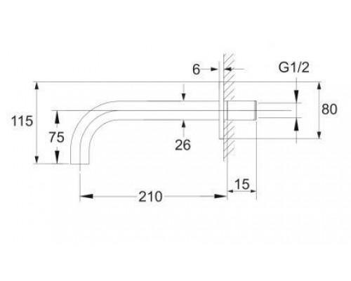 Душевая система скрытого монтажа Omnires Y SYSYW01GL