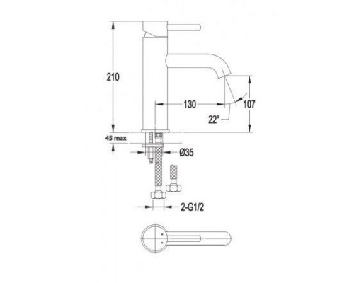 Смеситель Omnires Y1213MAXCR