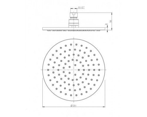 Душевая система Omnires Y Y1244LUXLBL с термостатом