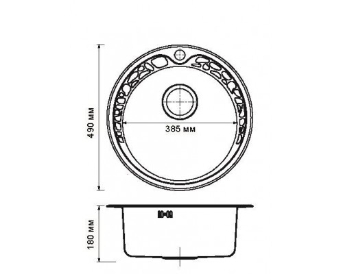 Кухонная мойка из нержавейки Omoikiri Tovada 49-IN нержавеющая сталь