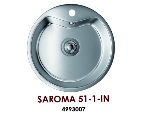 Кухонная мойка из нержавейки Omoikiri Saroma 51-IN нержавеющая сталь