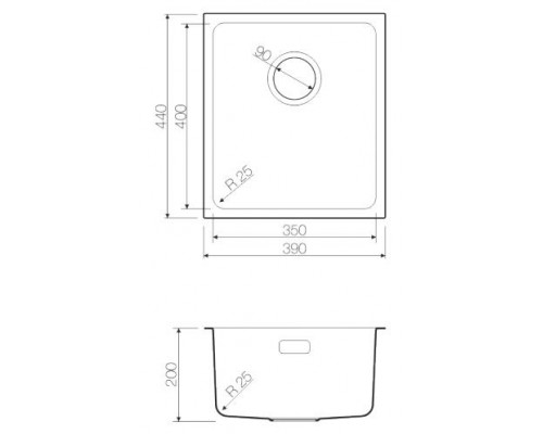 Кухонная мойка из нержавейки Omoikiri Tadzava 39-U/I-АB латунь