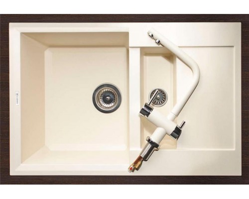 Кухонная мойка Omoikiri Sakaime 78-2-BE Tetogranit/ваниль