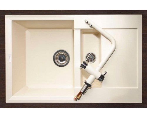 Кухонная мойка Omoikiri Sakaime 86-2-BE Tetogranit/ваниль