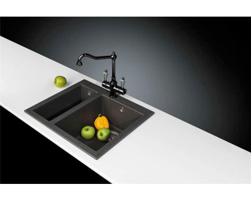 Кухонная мойка Omoikiri Bosen 59-2-BL Tetogranit/черный