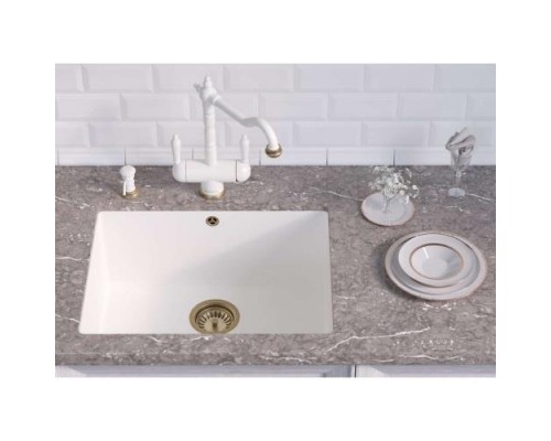 Кухонная мойка Omoikiri Bosen 54-U-WH Tetogranit/белый