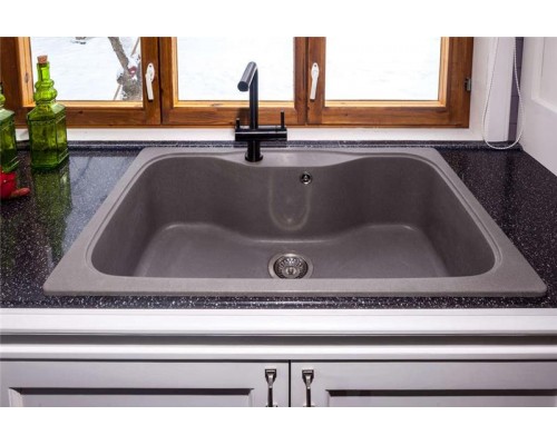 Кухонная мойка Omoikiri Maru 86-PL Tetogranit/платина