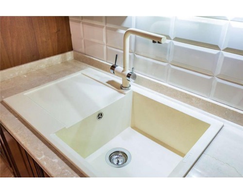 Кухонная мойка Omoikiri Sakaime 79-BE Tetogranit/ваниль