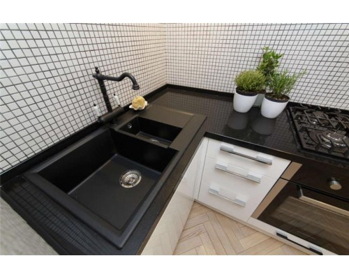 Кухонная мойка Omoikiri Daisen 78-2-BL Artgranit/черный