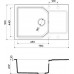Кухонная мойка Omoikiri Yonaka 78-LB-GR Artgranit/leningrad grey