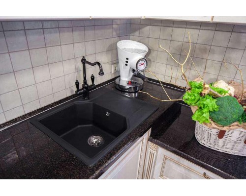 Кухонная мойка Omoikiri Yonaka 78-LB-BL Artgranit/черный