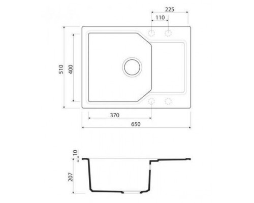 Кухонная мойка Omoikiri Yonaka 65-SA Artgranit/бежевый