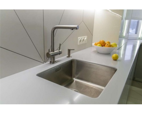 Кухонная мойка из нержавейки Omoikiri Tadzava 44-U/I-IN Quadro нержавеющая сталь