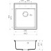 Кухонная мойка Omoikiri Daisen 46-PA Artgranit/пастила