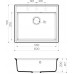 Кухонная мойка Omoikiri Daisen 60-BL Artgranit/черный