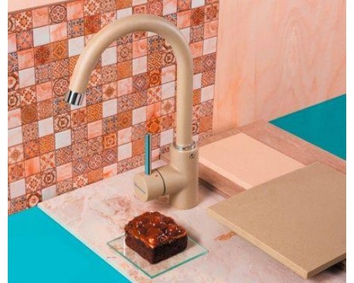 Смеситель Omoikiri Shinagawa-PA (пастила)