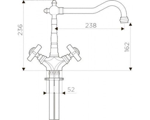 Смеситель Omoikiri Tokigawa-C