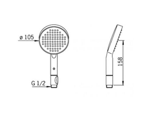 Ручной душ Oras Hydra 242080