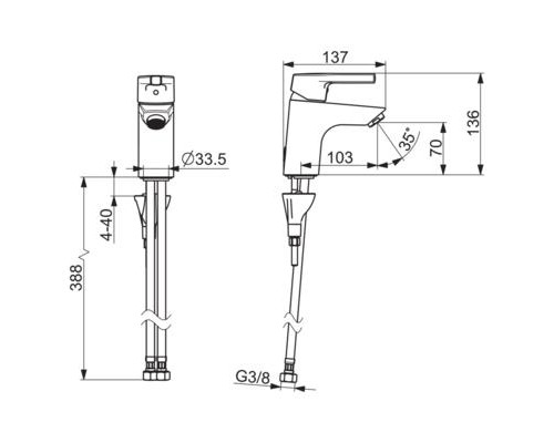 Смеситель Oras Saga Style 3910FH