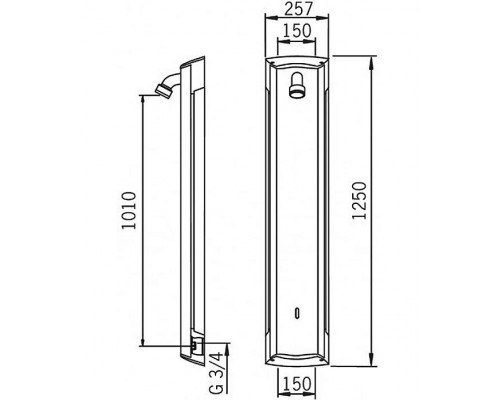 Смеситель для ванны Oras Signa 6661F