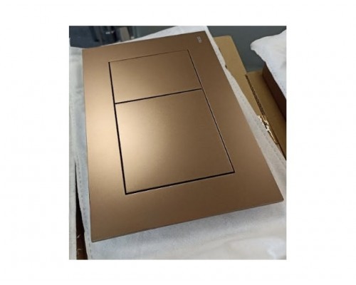 Кнопка смыва для инсталляции TECE now 9240422 красная бронза металлик