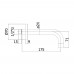 Излив из стены 175 мм Paffoni Light ZBOC081CR хром