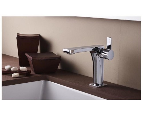 Смеситель для умывальника Paffoni Rock RO071CR (хром)
