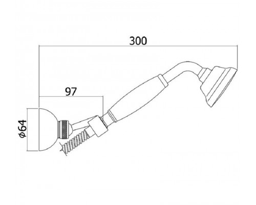 Душевой гарнитур Paffoni Belinda ZDUP035GF золото