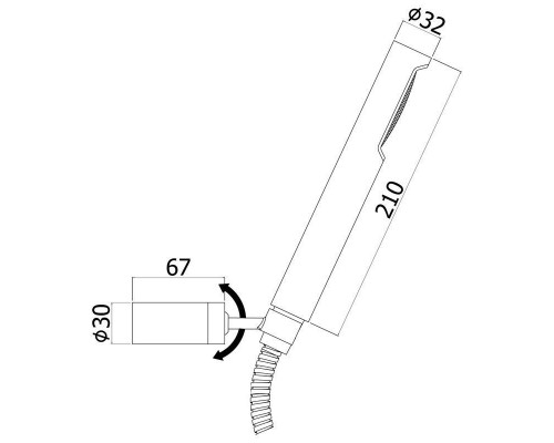 Душевой гарнитур Paffoni Birillo ZDUP036NO черный