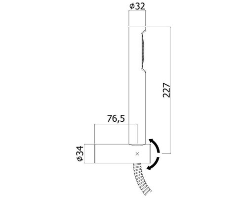 Душевой гарнитур Paffoni Birillo ZDUP054CR