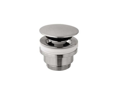 Донный клапан для раковины Paffoni ZSCA050ST click-clack нерж. сталь