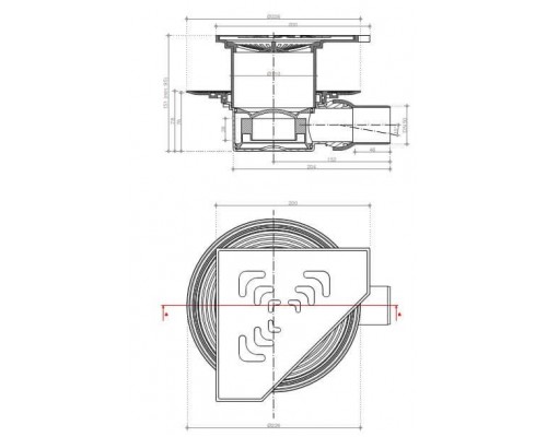 Угловой трап Pestan Confluo Standard Angle 1, 13000013